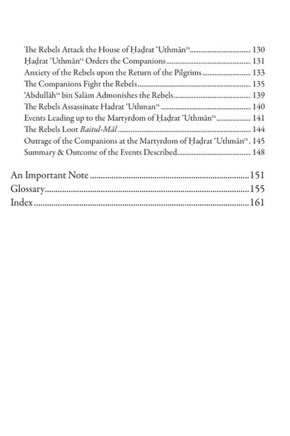 The Outset of Dissension in Islam