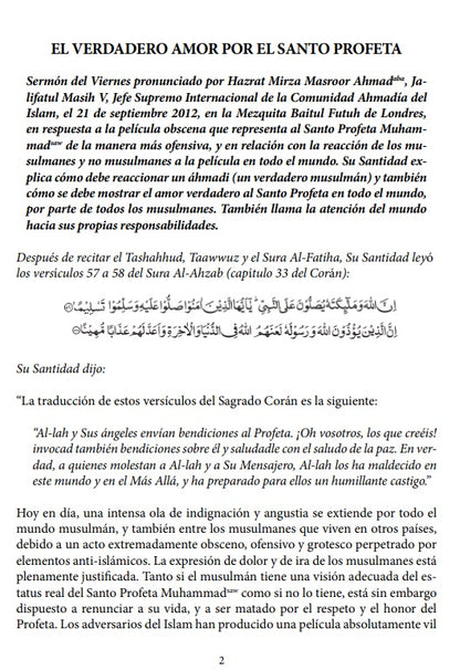 True Love of Holy Prophet