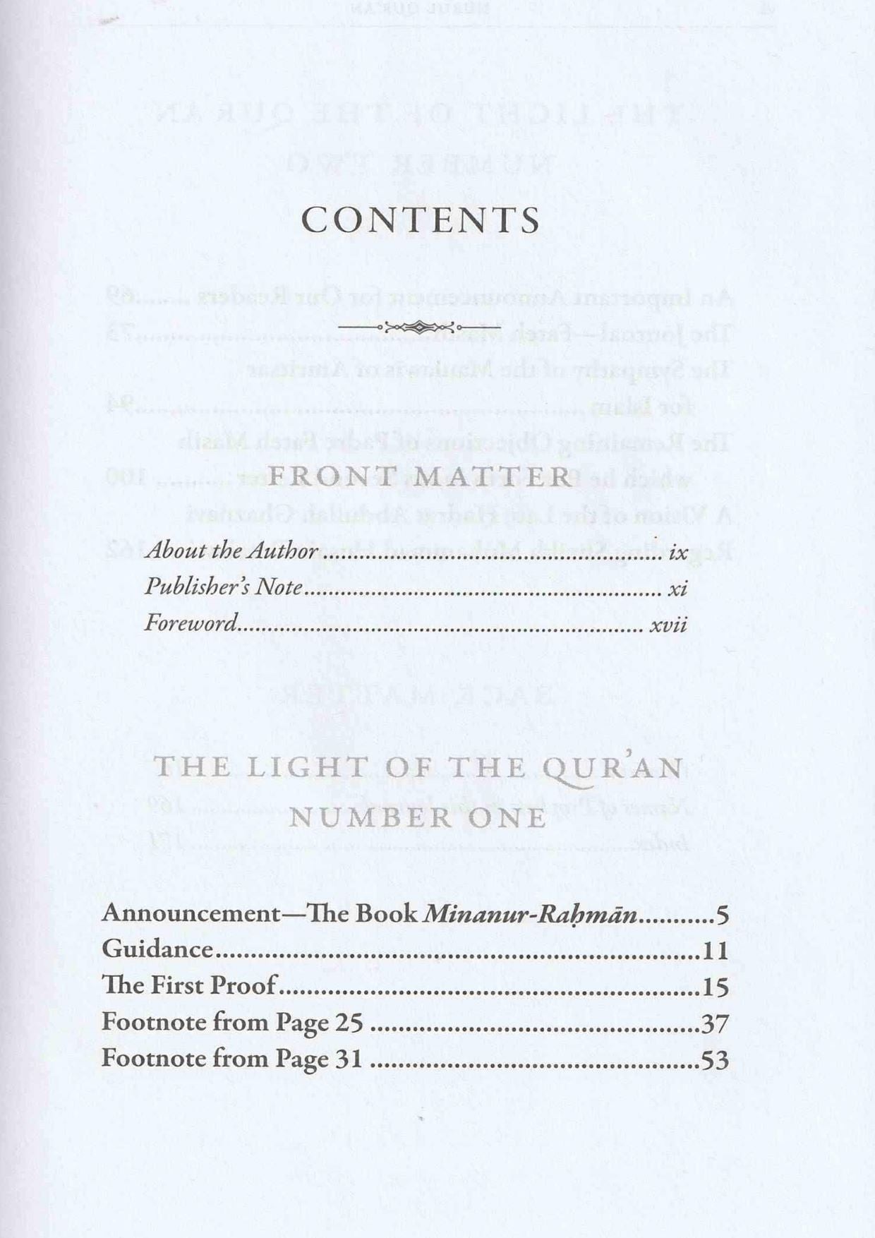 The Light of the Holy Quran