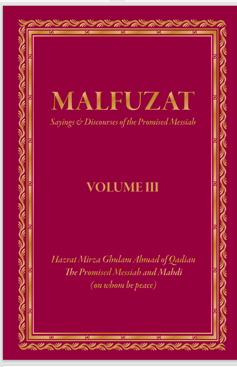 Malfuzat – Volume III