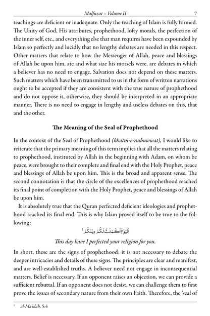 Malfuzat Volume 2 (English Translation)