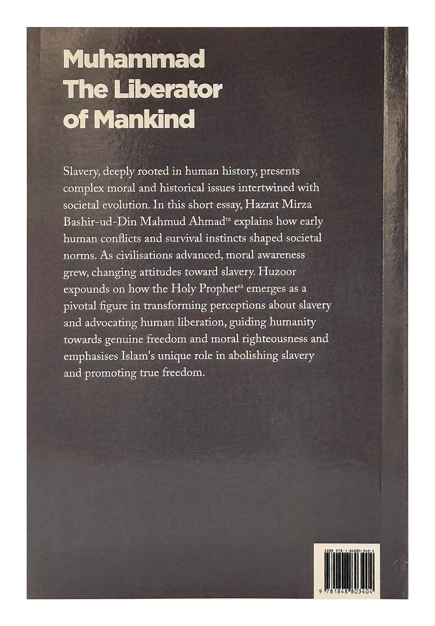Muhammad – The Liberator of Mankind
