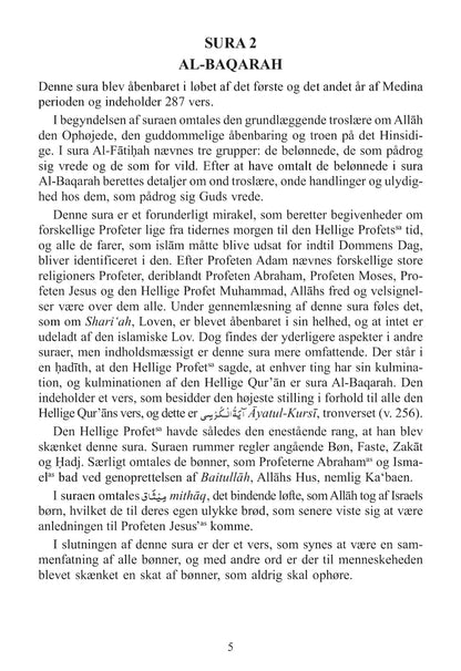 DEN HELLIGE QUR'ÂN (The Holy Quran with Danish Translation)
