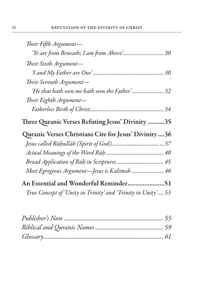 Refutation of the divinity of Christ