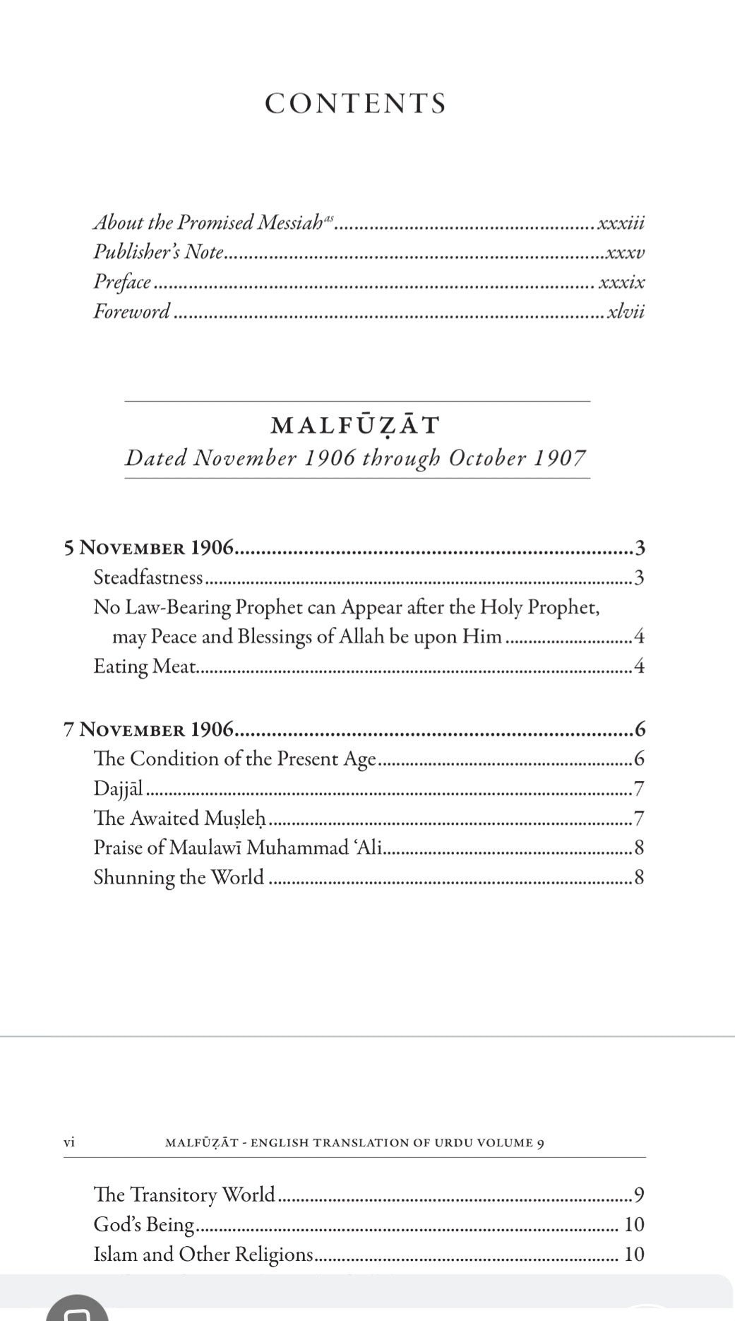 Malfuzat VOL 9
