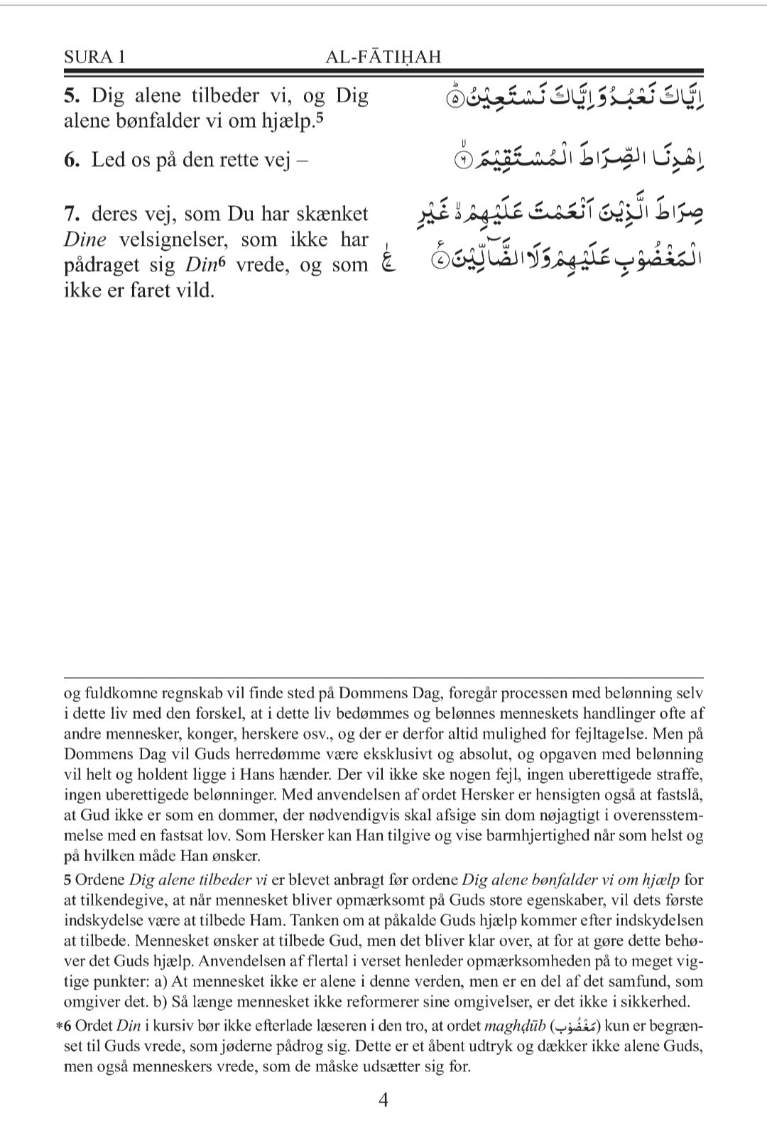 DEN HELLIGE QUR'ÂN (The Holy Quran with Danish Translation)