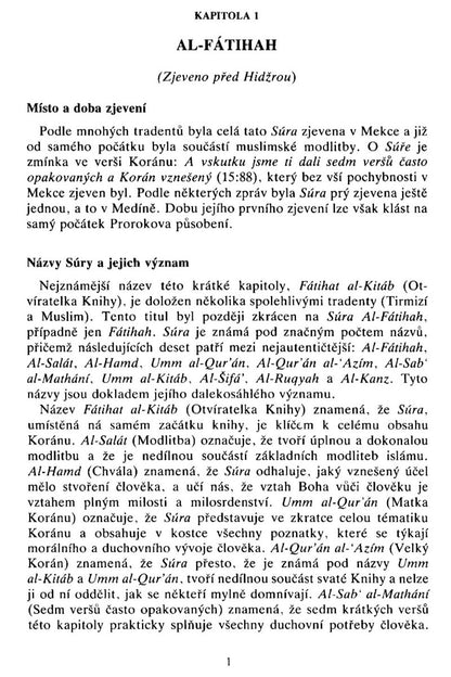 Svatý korán se čínským překladem (Holy Quran with Czech translation )