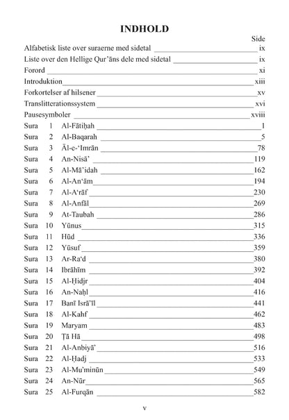 DEN HELLIGE QUR'ÂN (The Holy Quran with Danish Translation)