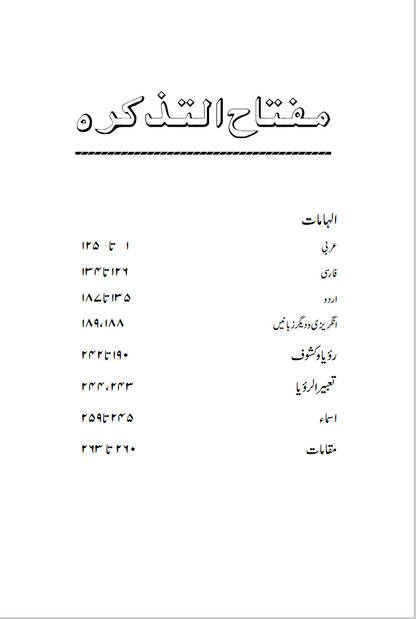 Tazkirah تذکرہ