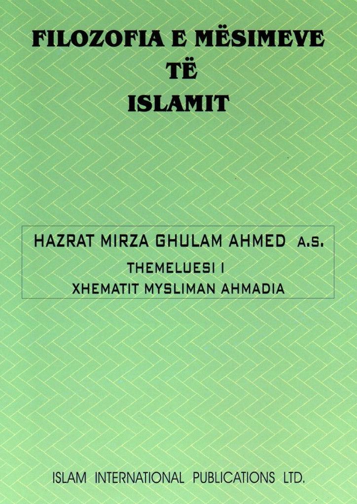 The Philosophy of The Teaching of Islam (Albanian Language)