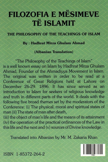 back cover of the book