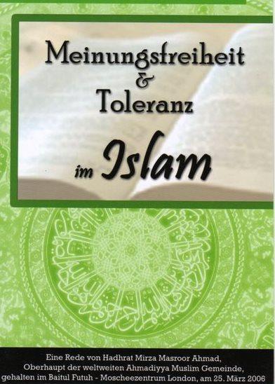 Meinungsfreiheit & Toleranz im Islam.