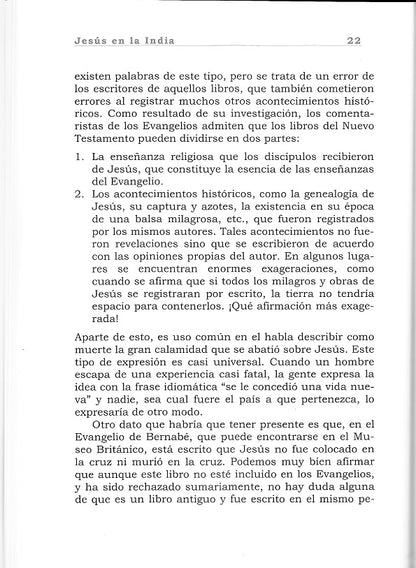 Spanish text in black color on white page