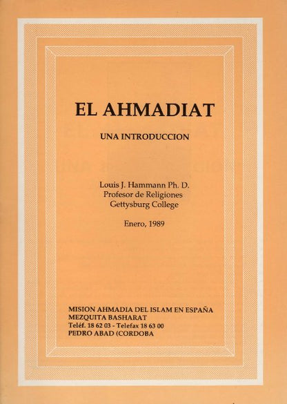 Ahmadiyyat  An Introduction