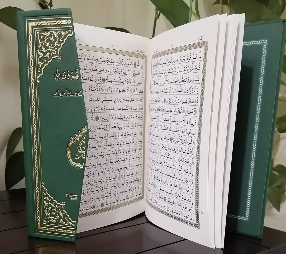 Holy Quran with No Translation (Multicolor)