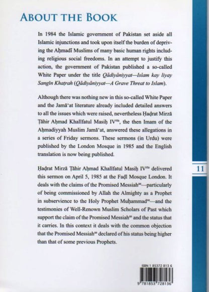 Claims of the Promised Messiah