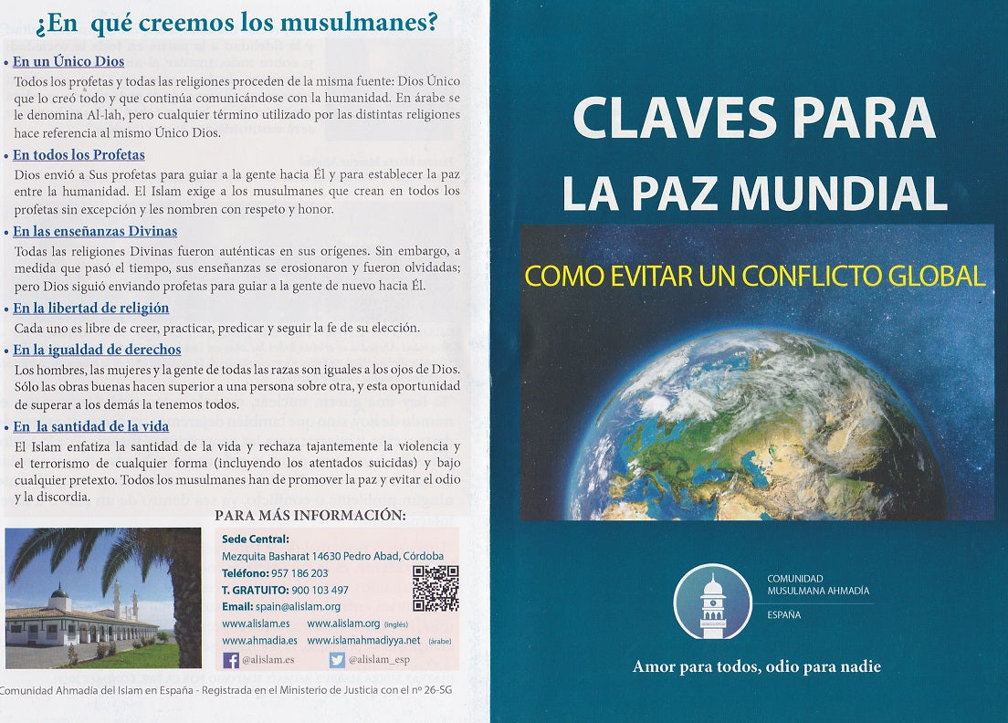 Claves Para La Paz Mundial (100 pamphlets)