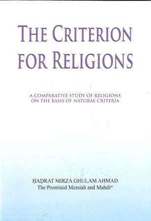 The criterion for Religions