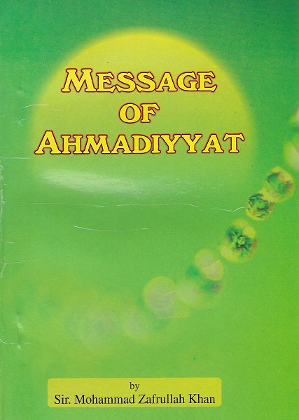Message of Ahmadiyyat