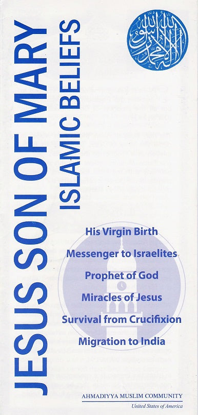 Jesus son of Mary (Pamphlet)
