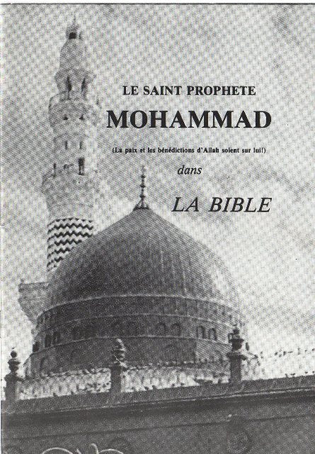 Mohammad(pbuh) in the Bible