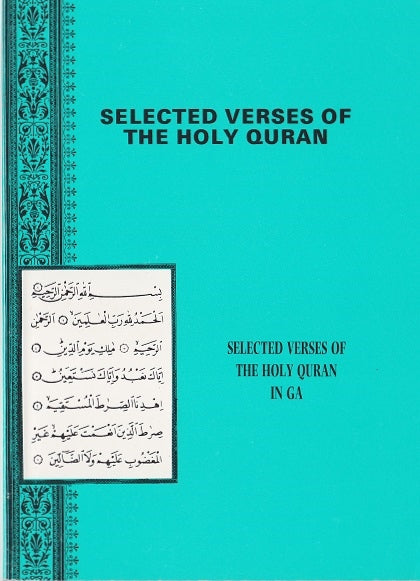 Selected Verses of the Holy Quran Ga translation