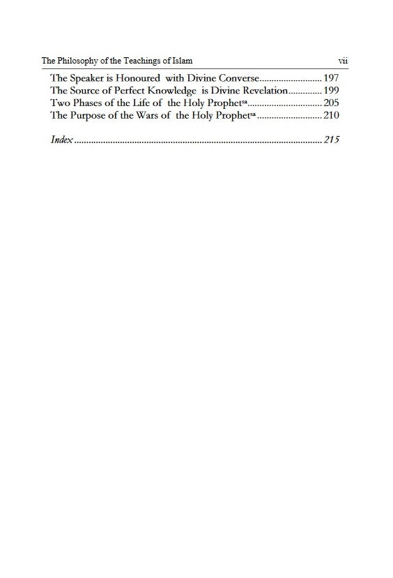 The Philosophy of The Teaching of Islam (Paper Back) in English Language