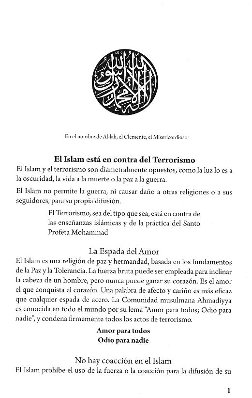 Yihad or Terrorismo? (100 pamphlets)