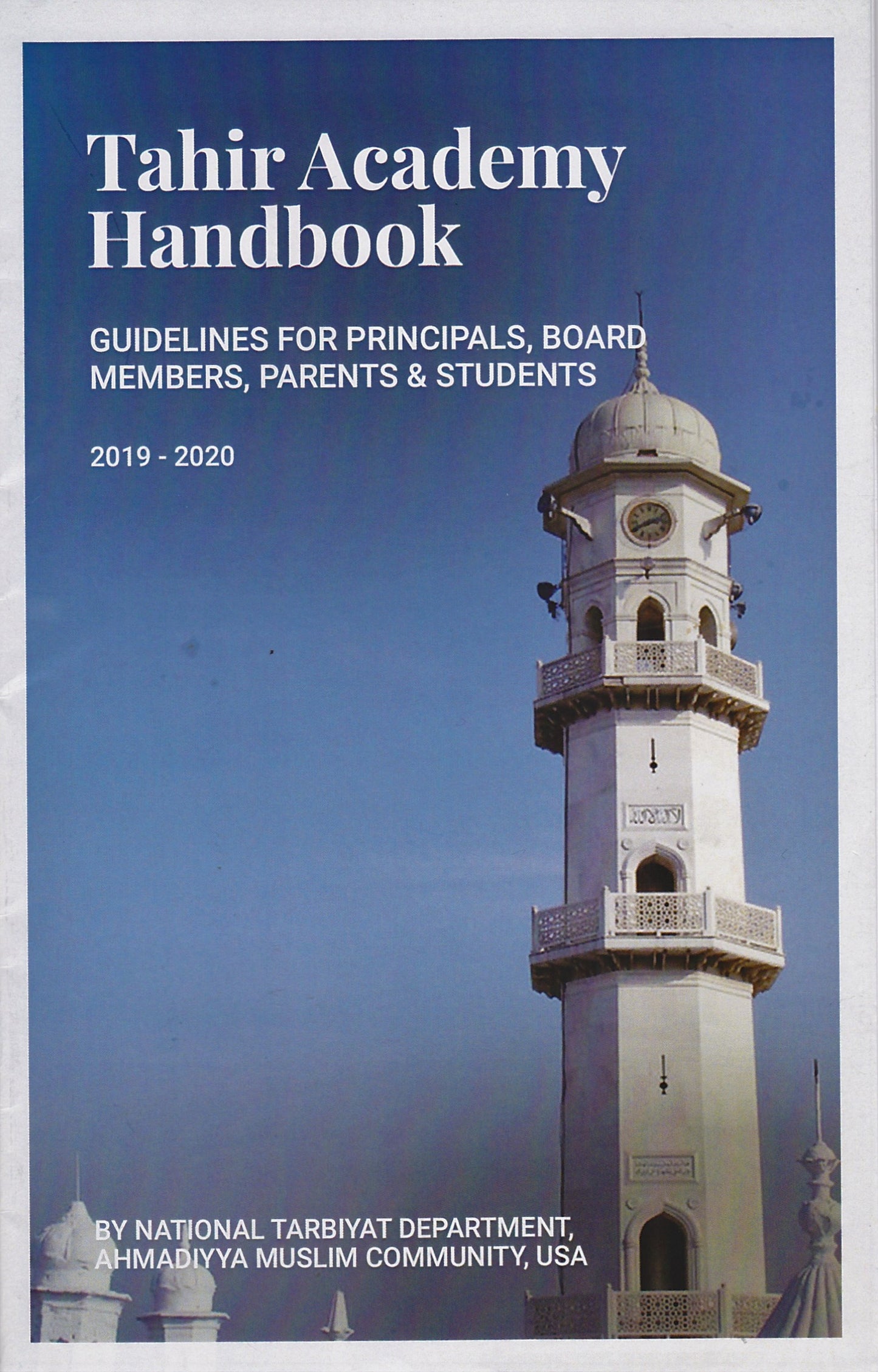 Tahir Academy Handbook